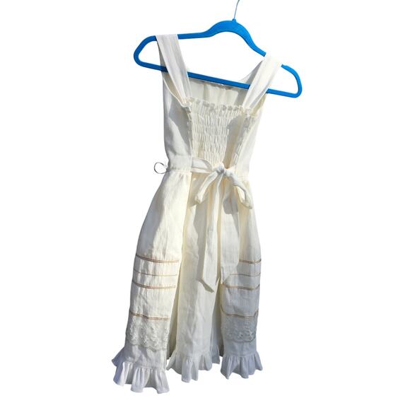 Vtg Western, Prairie, Hippie Victorian Tea Party Dress, Flower Girl, Girls Sz 6 - Picture 4 of 7